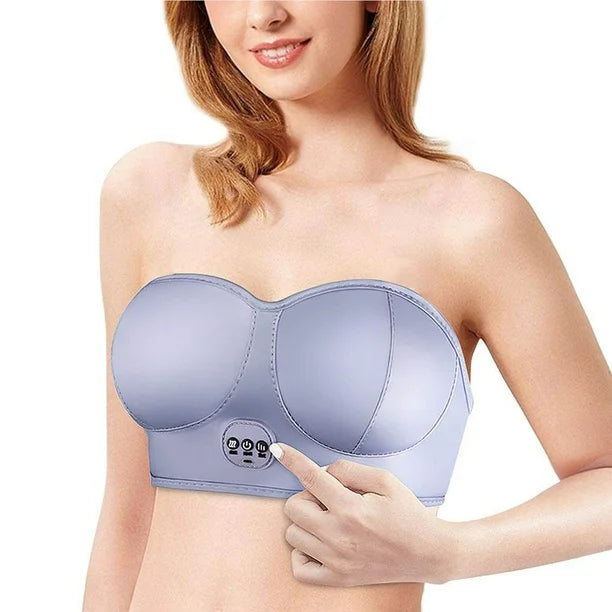 Electric Lift EMS Bust Massage Bra