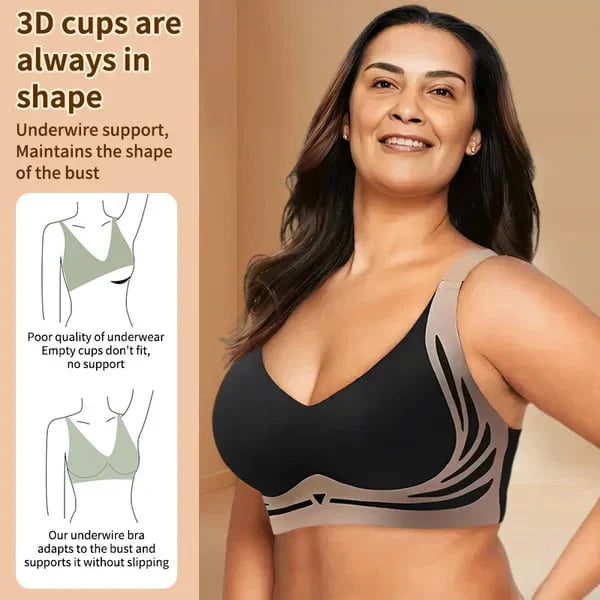 Posture Perfect Wireless Bra. (Pack Of 5)